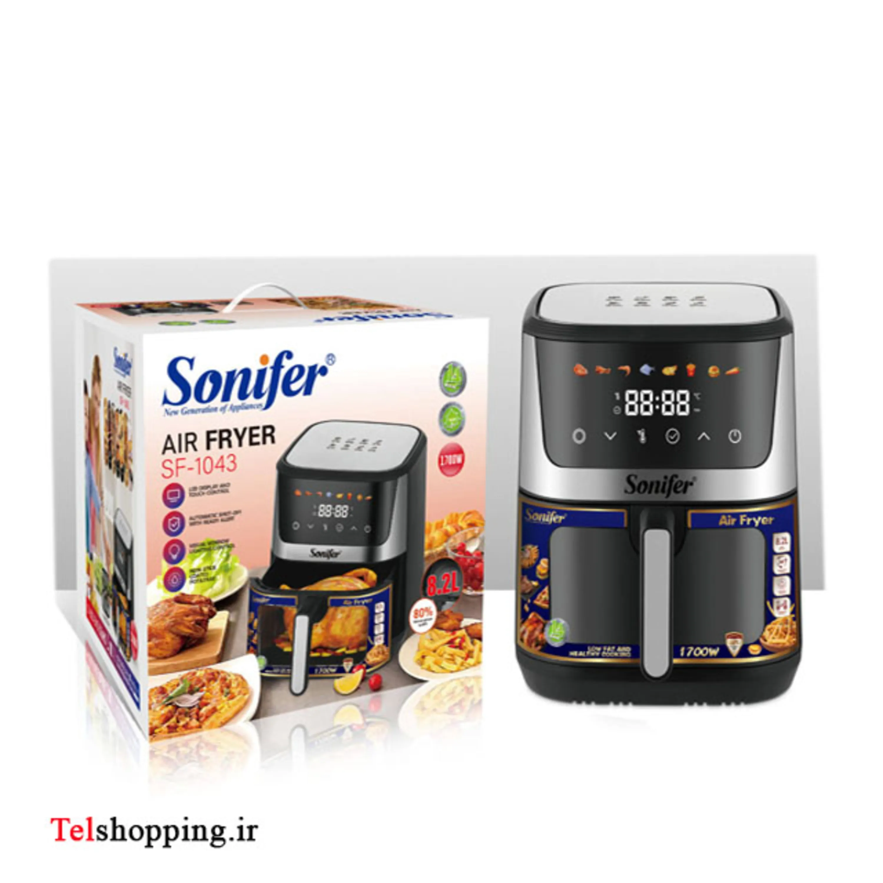 سرخ کن بدون روغن سونیفرمدل 1043 SF